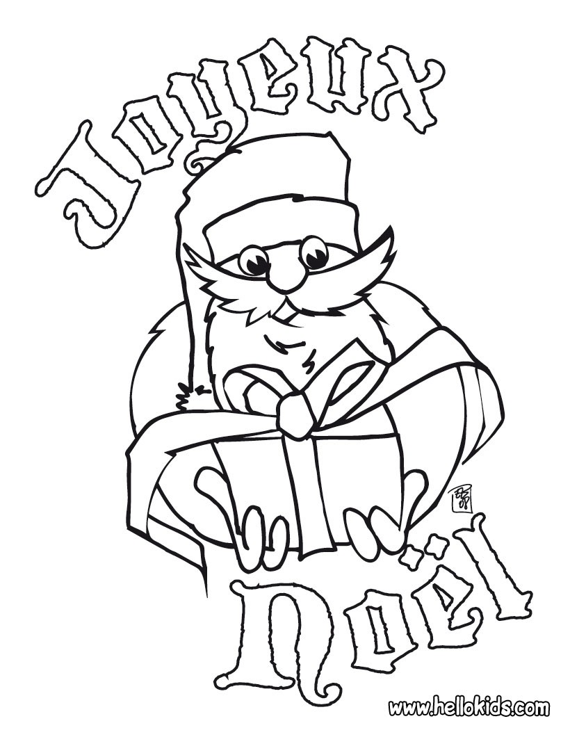 Joyeux noãl coloring pages