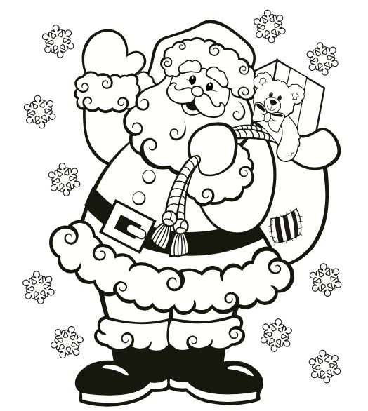 Free christmas coloring pages