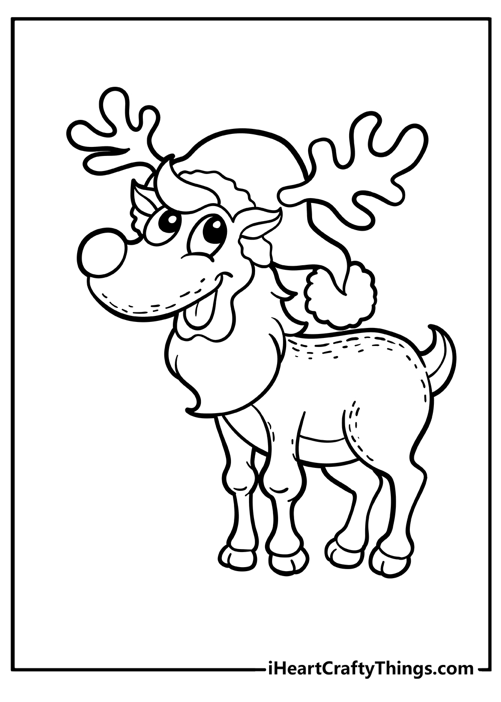 Christmas coloring pages free printables