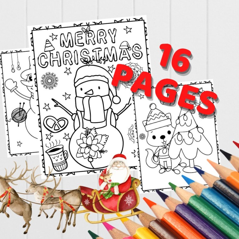 Christmas coloring pagesles coloriages de noãl