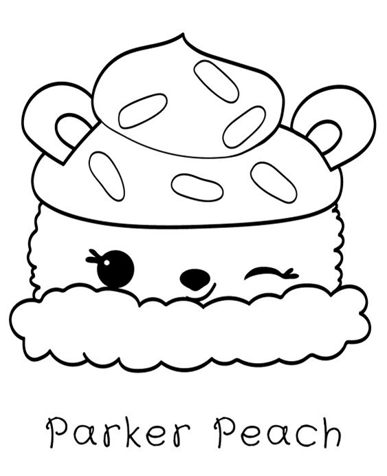 Free easy to print num noms coloring pages