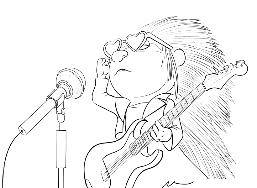Sing coloring pages printable for free download