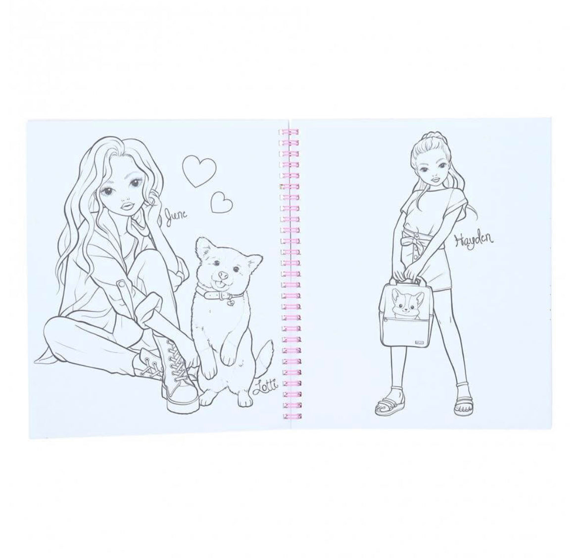 Depesche topmodel colouring book corgi â nora katie