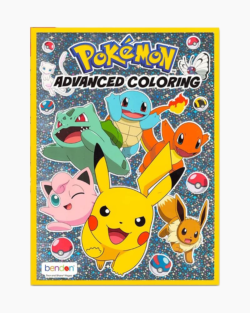 Bendon pokeacutemon advanced coloring book the paper store