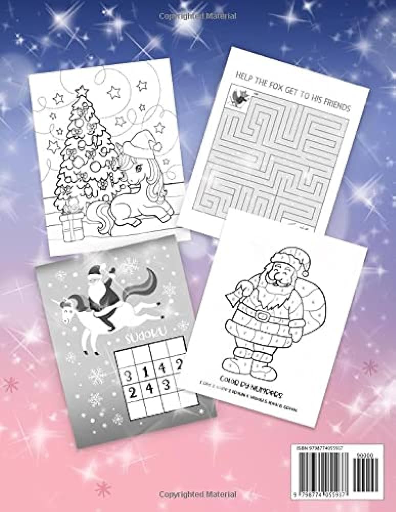 Merry christmas nora fun xmas activity book