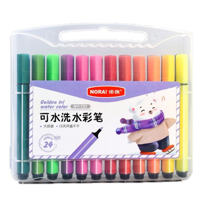Generic nora drawing washable watercolor pen set colour colors best price online ypt