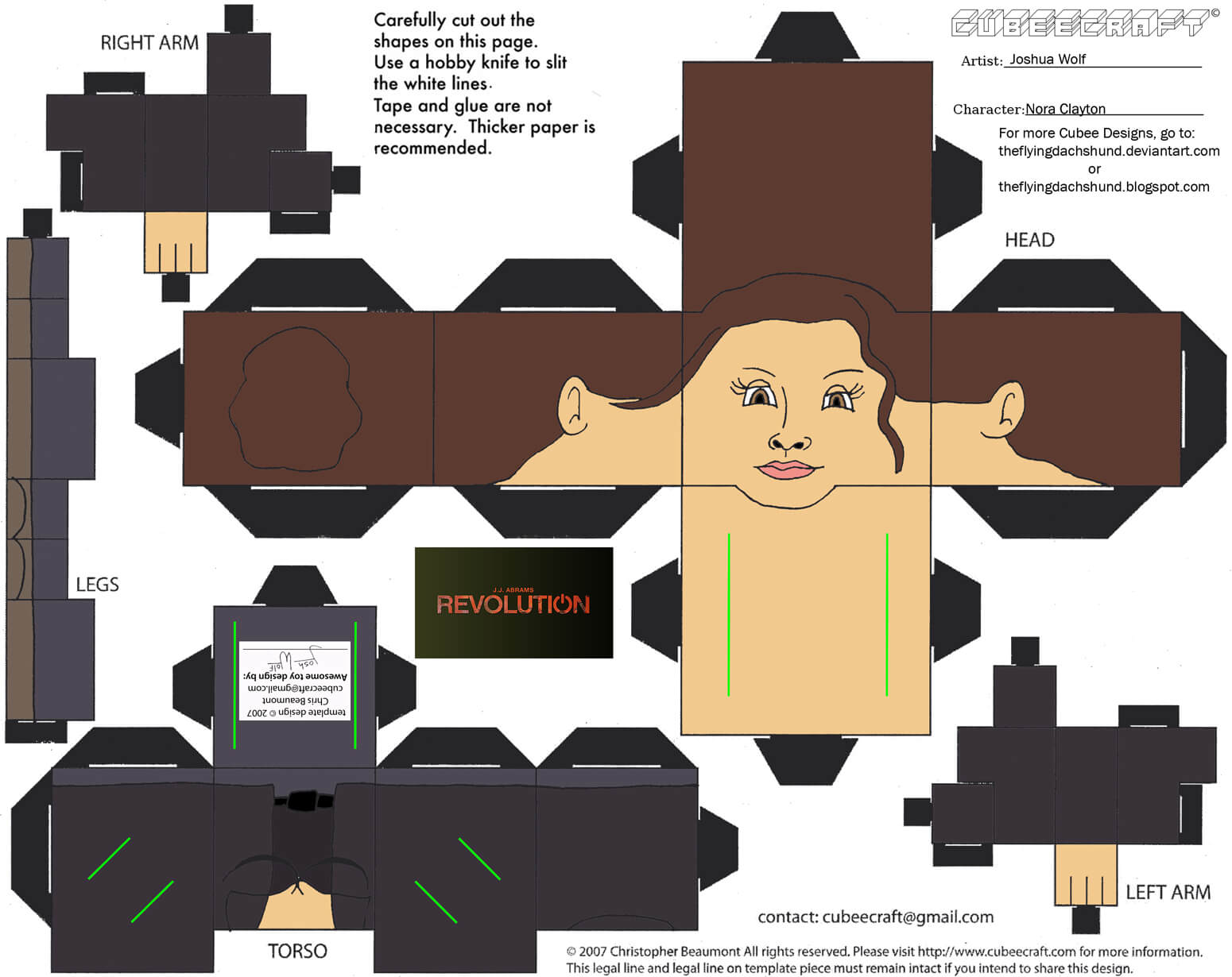 Nora clayton paper toy free printable papercraft templates