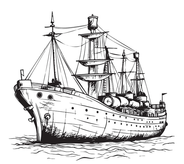 Thousand cargo ship old royalty