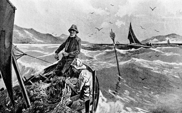 Sail boat norway stock illustrations royalty