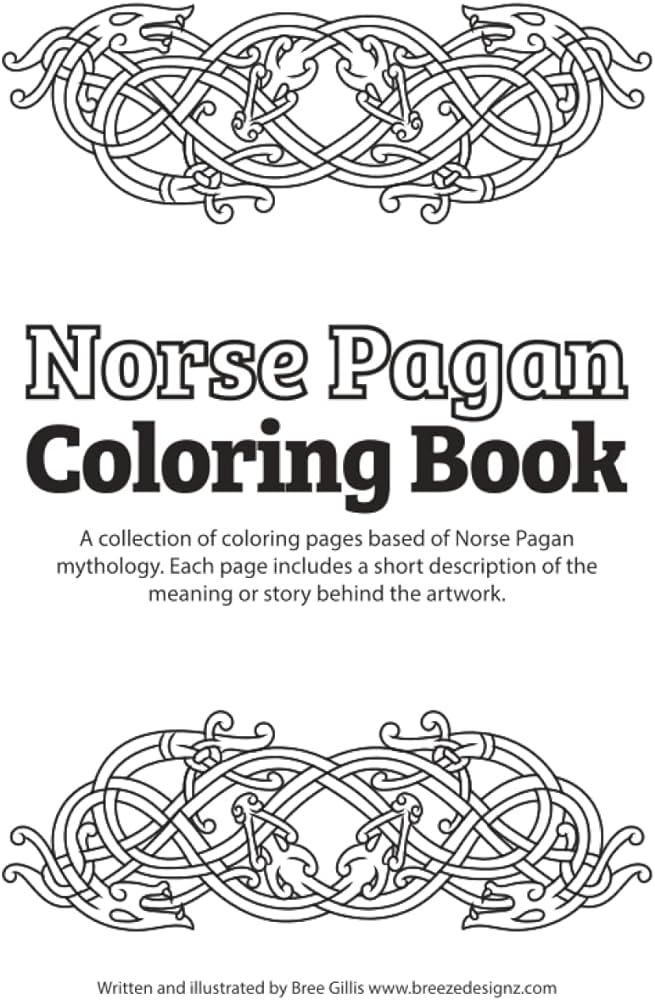 Norse pagan coloring book gillis bree books