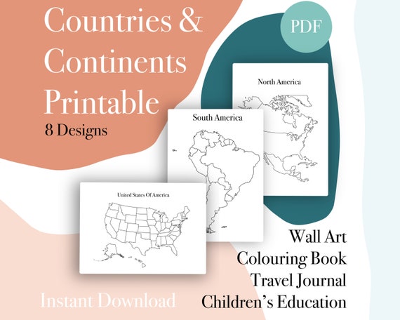 A a travel journal map inserts colouring book pdf travel wall art kids coloring printable instant download wall decor