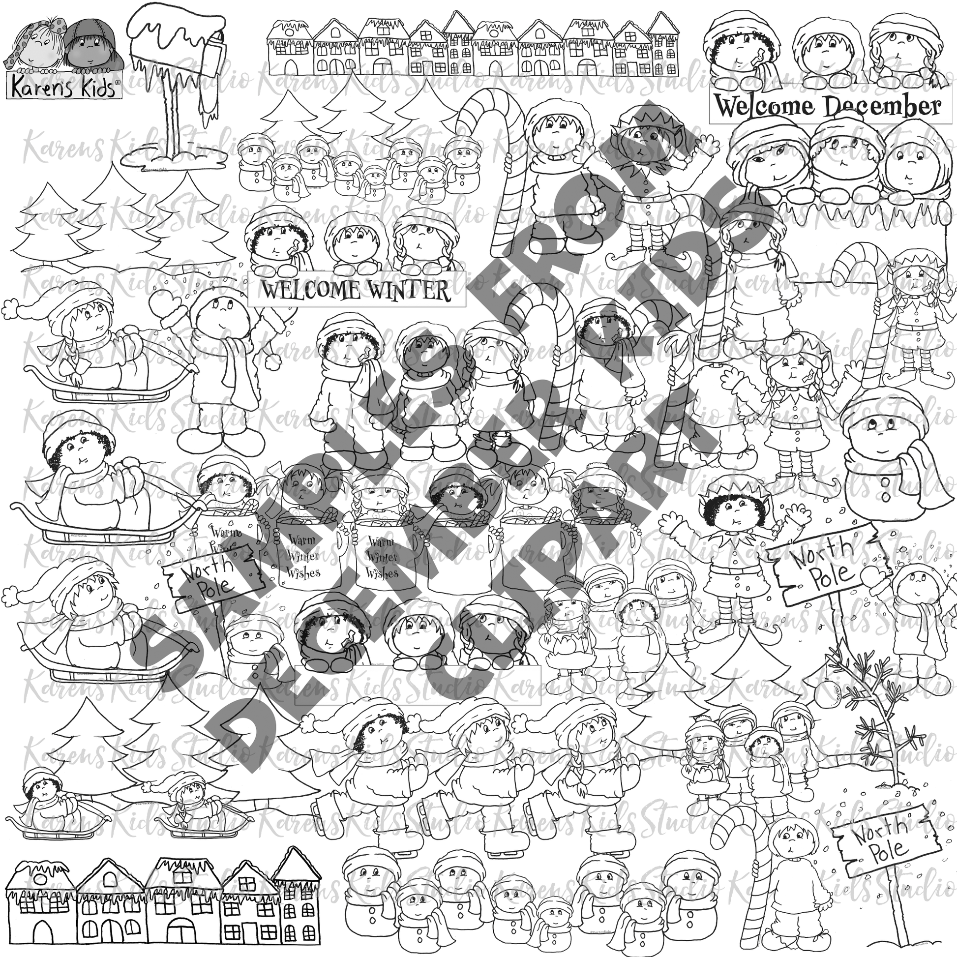 Clip art december clipart kids karens kids clipart â karens kids studio