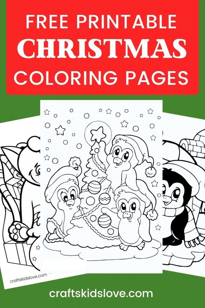 Free printable christmas coloring pages