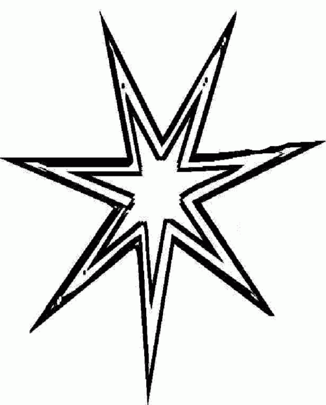 Christmas star coloring pages printable for free download