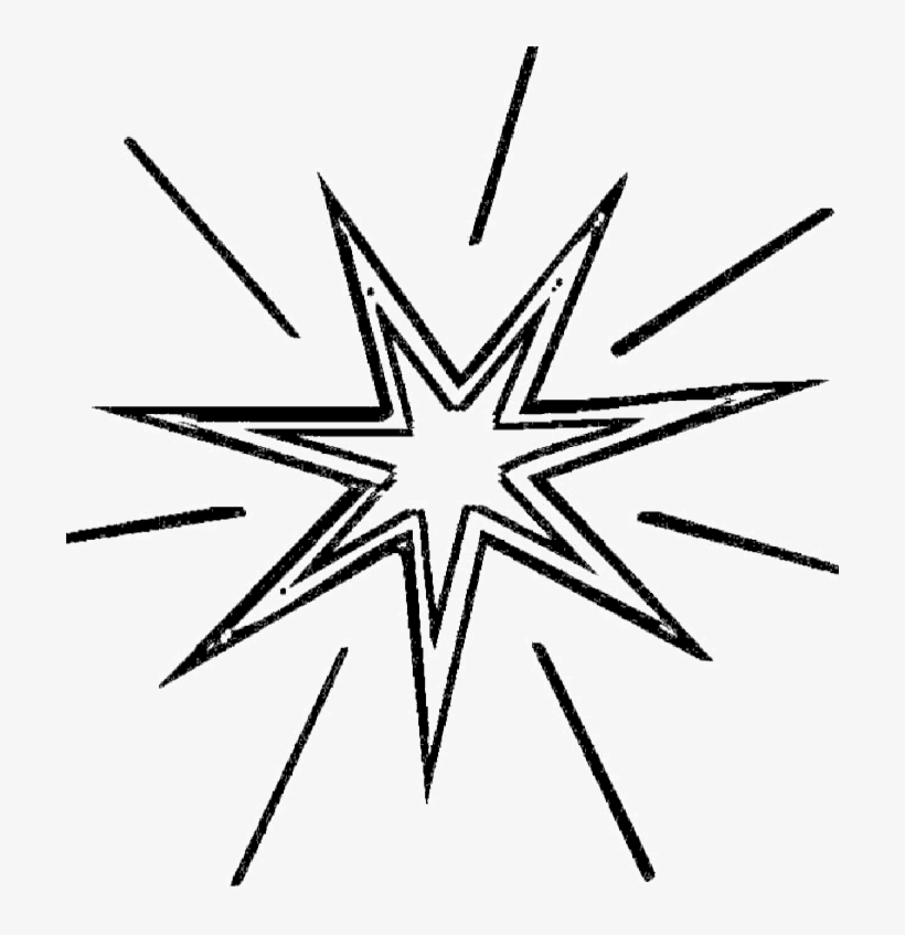Shining white star png download