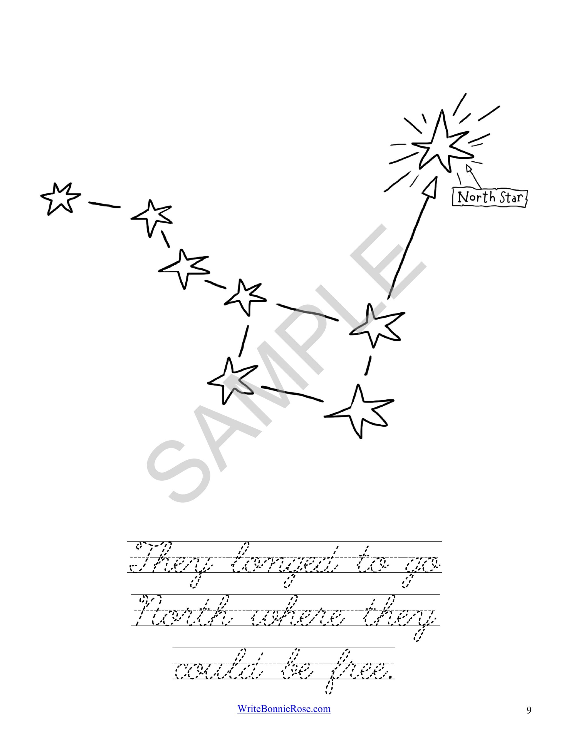 Underground railroad coloring book