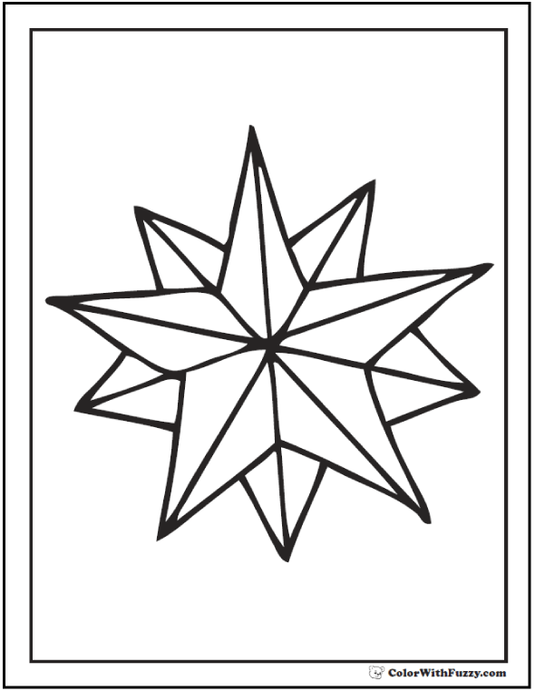 Star coloring pages â customize and print ad