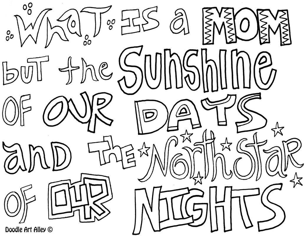 Family coloring pages