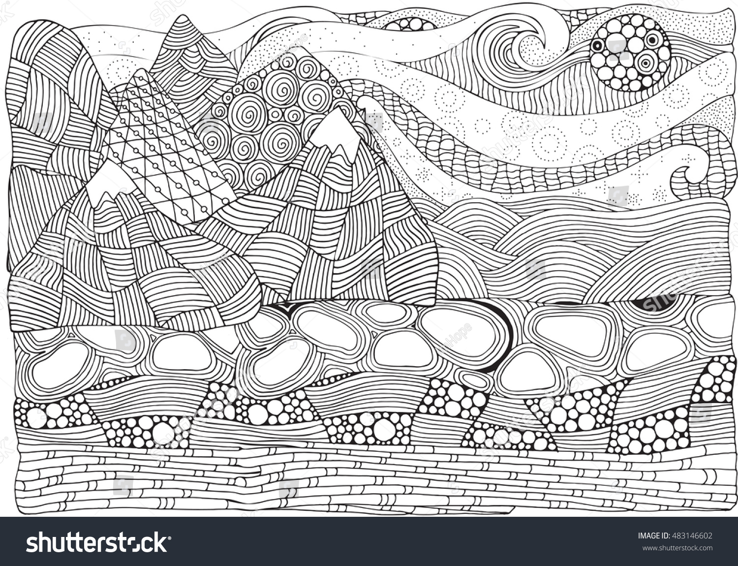 Winter christmas antarctica pattern vector a stock vector royalty free