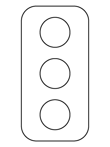 Vertical traffic light emoji coloring page free printable coloring pages