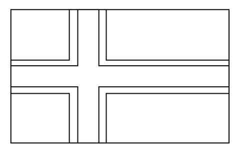 Flag of norway emoji coloring page free printable coloring pages