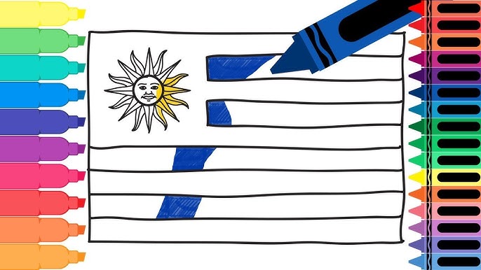 How to draw norway flag