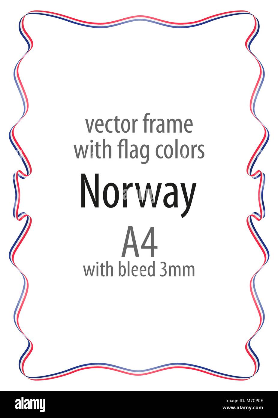 Norway flag vector cut out stock images pictures