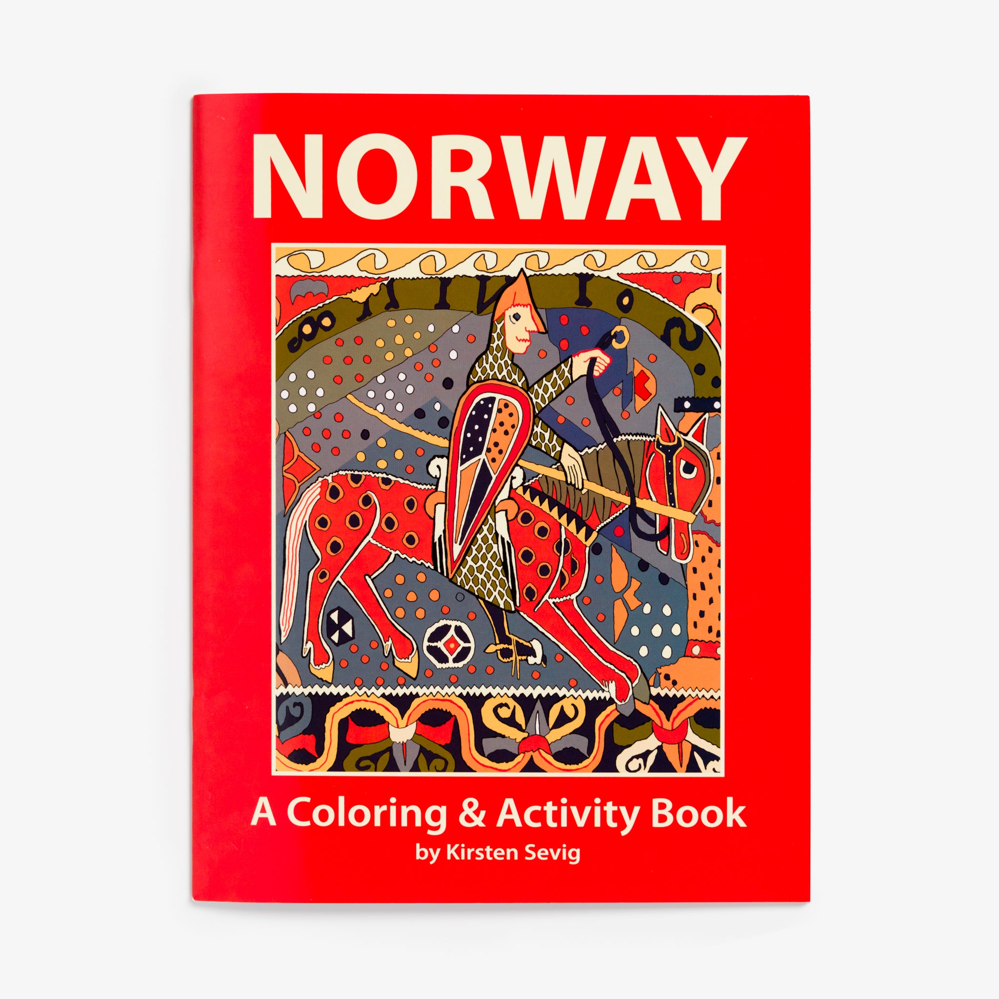 Norway coloring activity book by kirsten sevig â museum