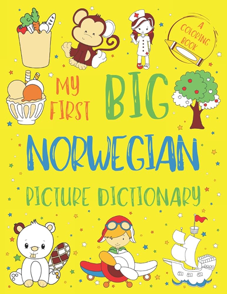 My first big norwegian picture dictionary by chatty parrot