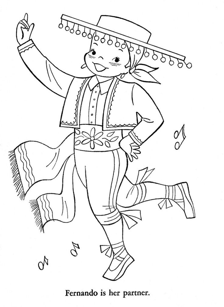 Children of other lands â belgium spain portugal ireland scotland wales denmark finland nâ coloring books coloring pages halloween cross stitches