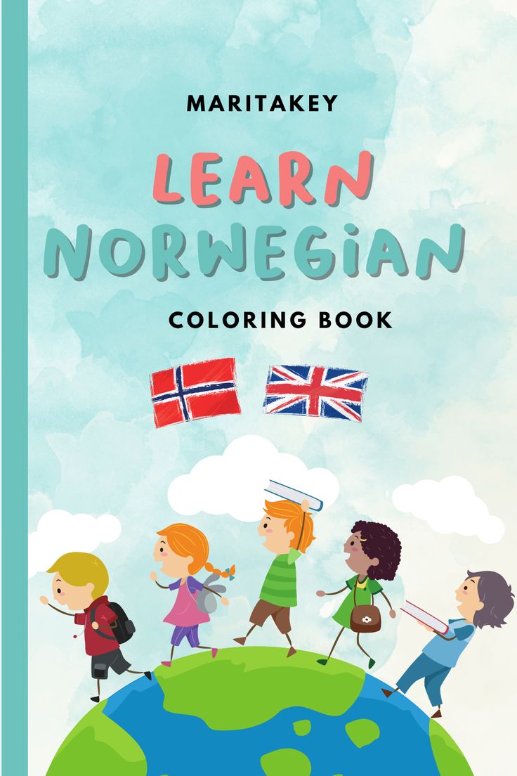 Learn norwegian coloring book english norwegian coloring book aprender noruego libro de colores libros para colorear