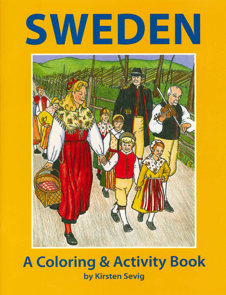 Norway coloring activity book