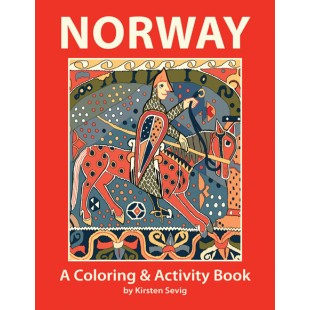 Norway coloring activity book scandinavian butik