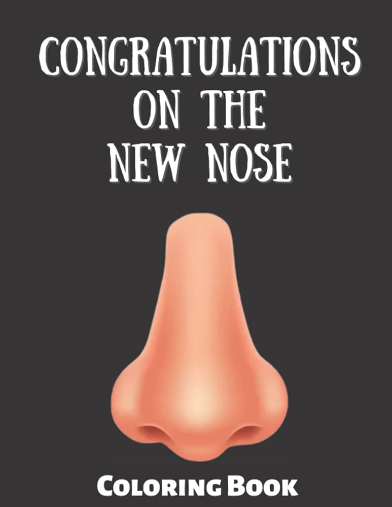 Ngratulations on the new nose loring book post surgery gift idea to unwind and de