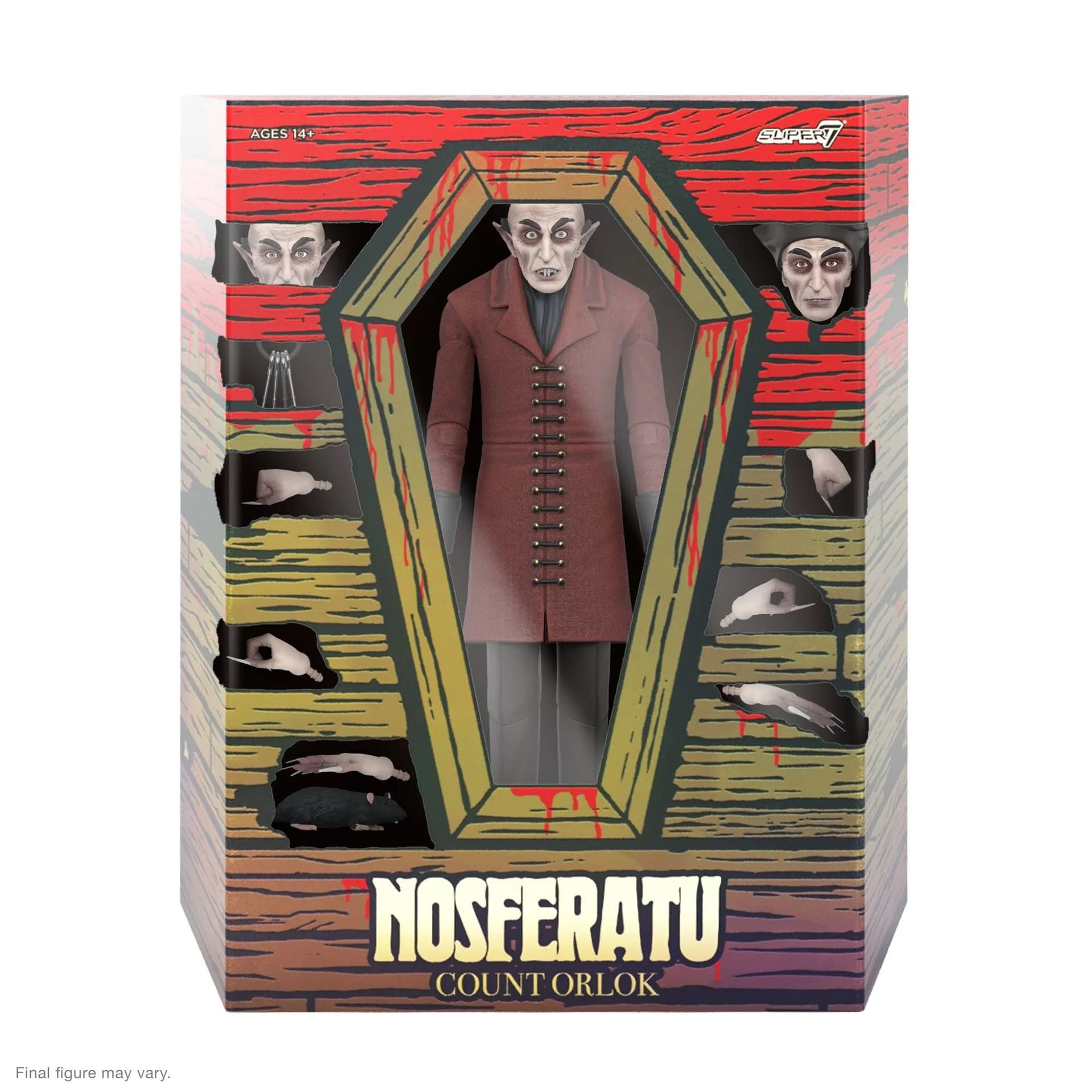 Sink your teeth into supers new colored nosferatu ultimates figure