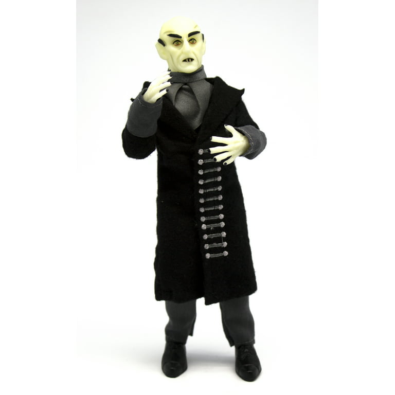 Mego action figure â glow in the dark nosferatu with black coat limited edition collectors item