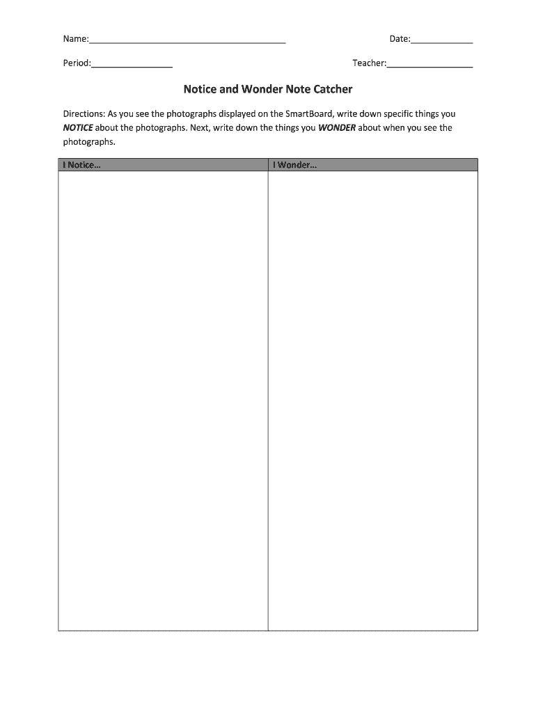 Note catcher