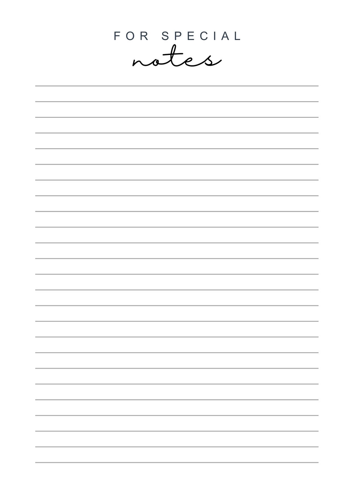 Free and customizable notes templates
