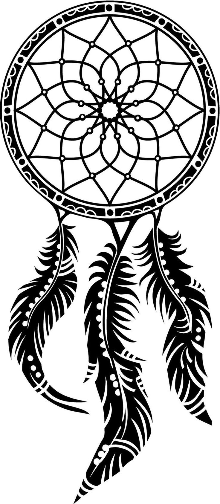 Dream catcher coloring pages