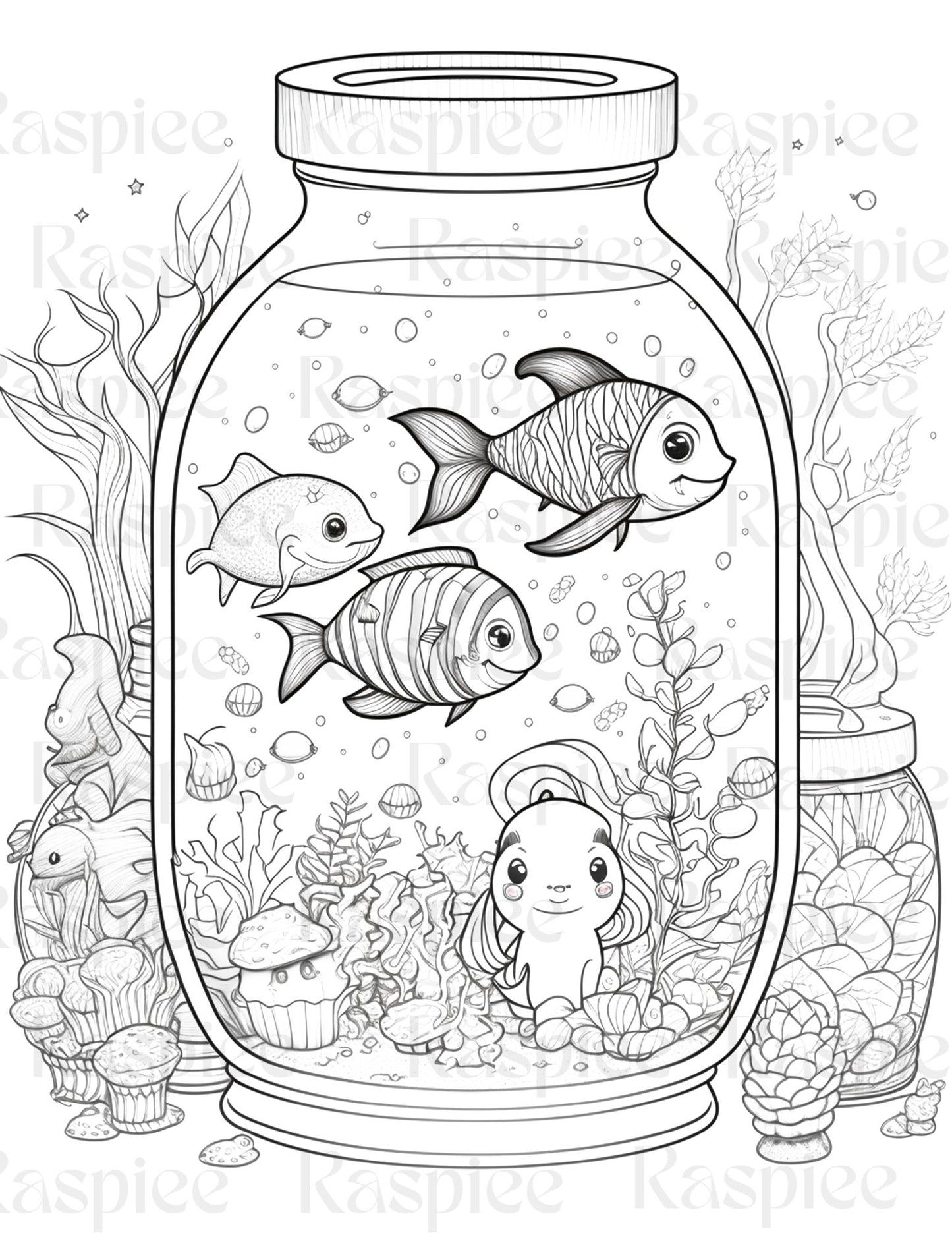 Animal in jar coloring pages printable coloring pages for kids an cute coloring pages coloring books coloring pages