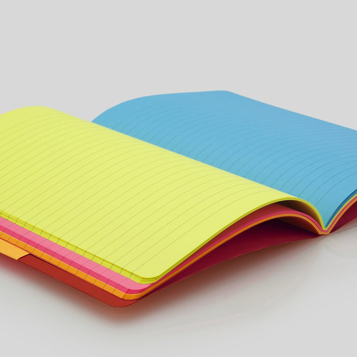 Mypaperclip play series notebook ruled multi