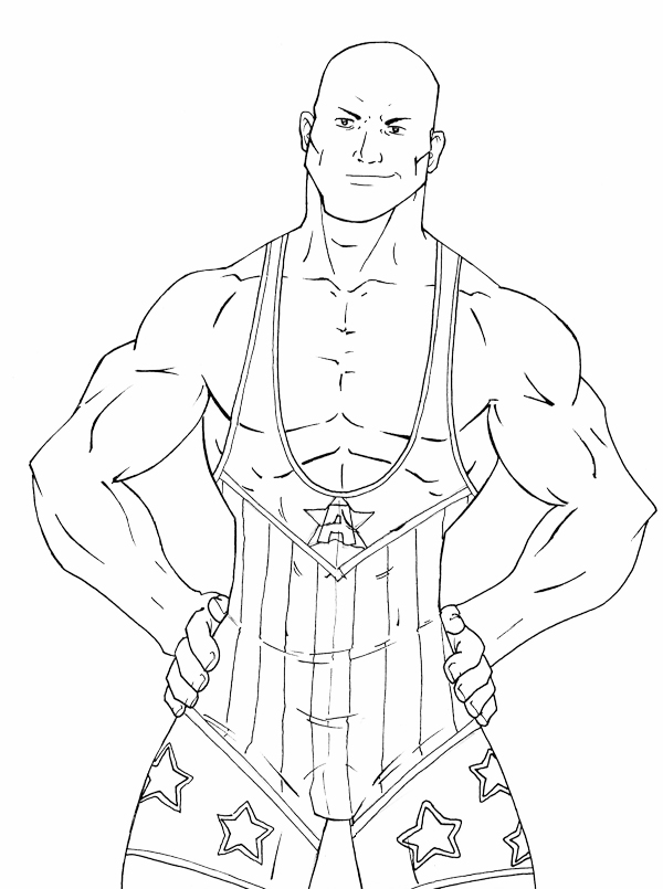 Free printable wwe coloring pages for kids