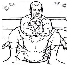 Wrestling coloring page ideas coloring pages wrestling wwe coloring pages