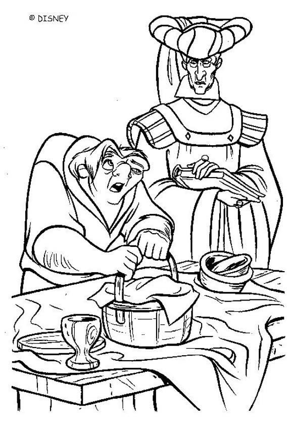The hunchback of the notre dame coloring page fairy coloring pages disney coloring pages coloring pages