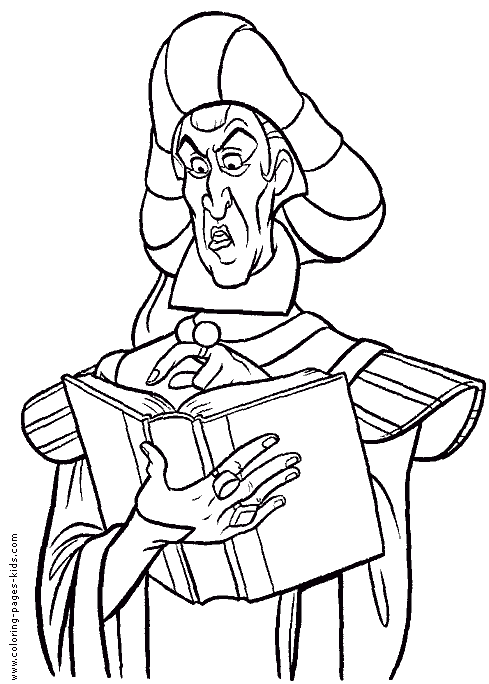 The hunchback of notre dame coloring pages