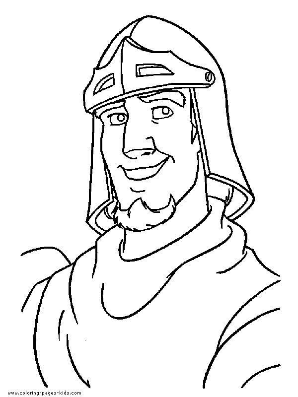 The hunchback of notre dame coloring pages