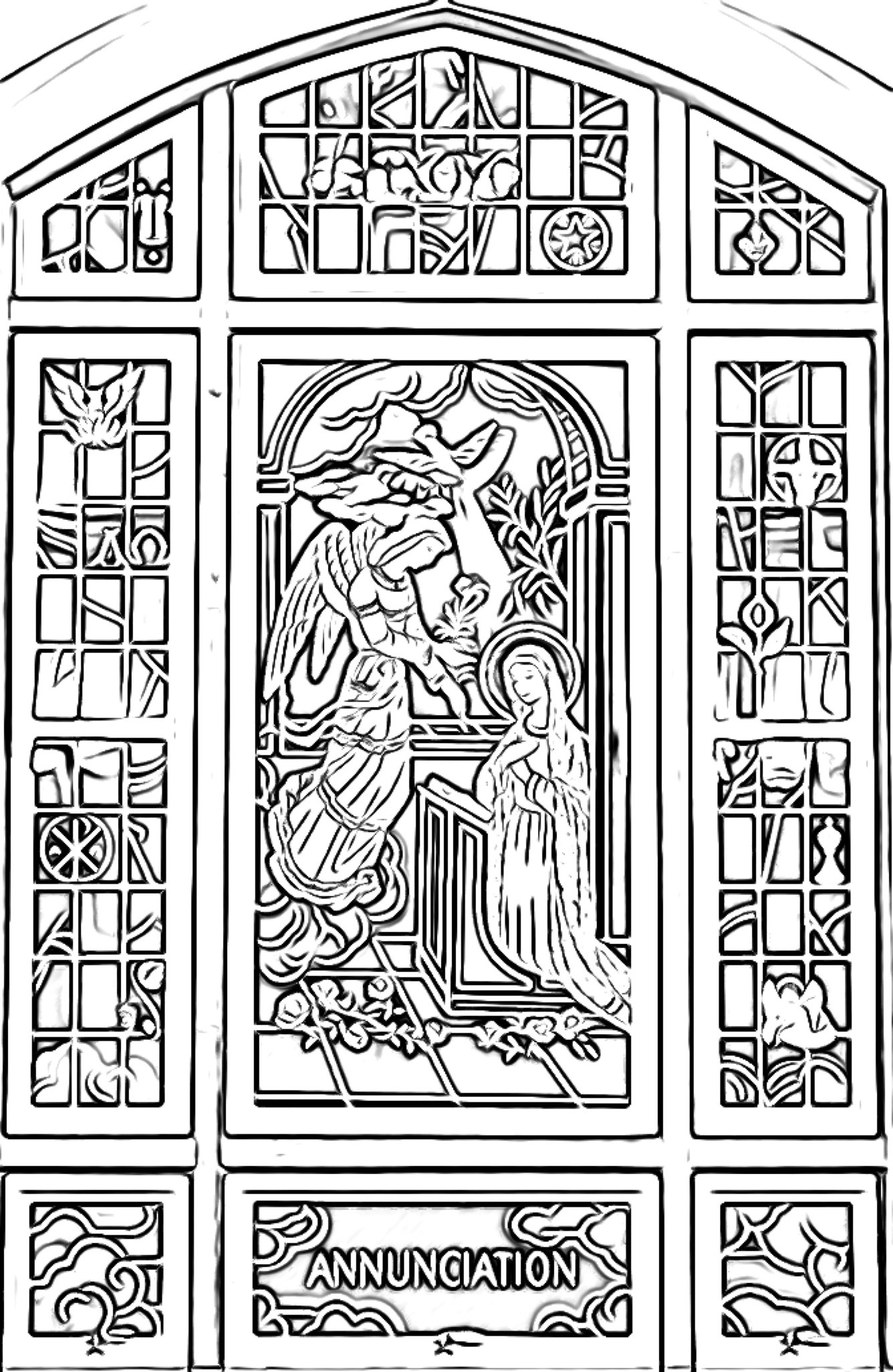 Coloring pages â notre dame parish