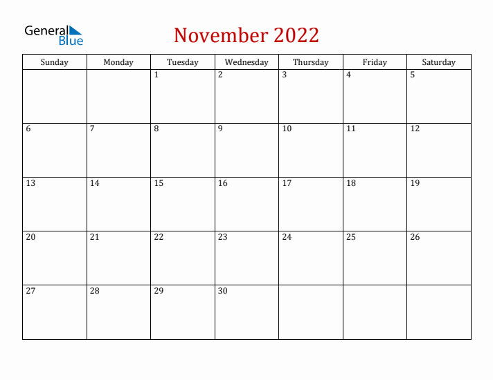 November monthly calendar pdf word excel
