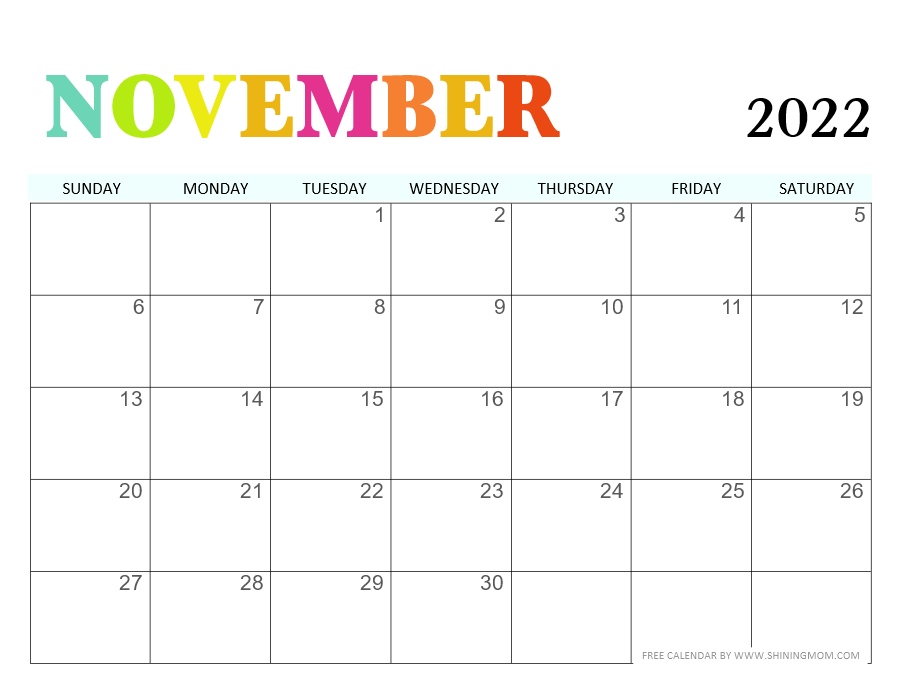 Ultimate list of printable calendars in pdf
