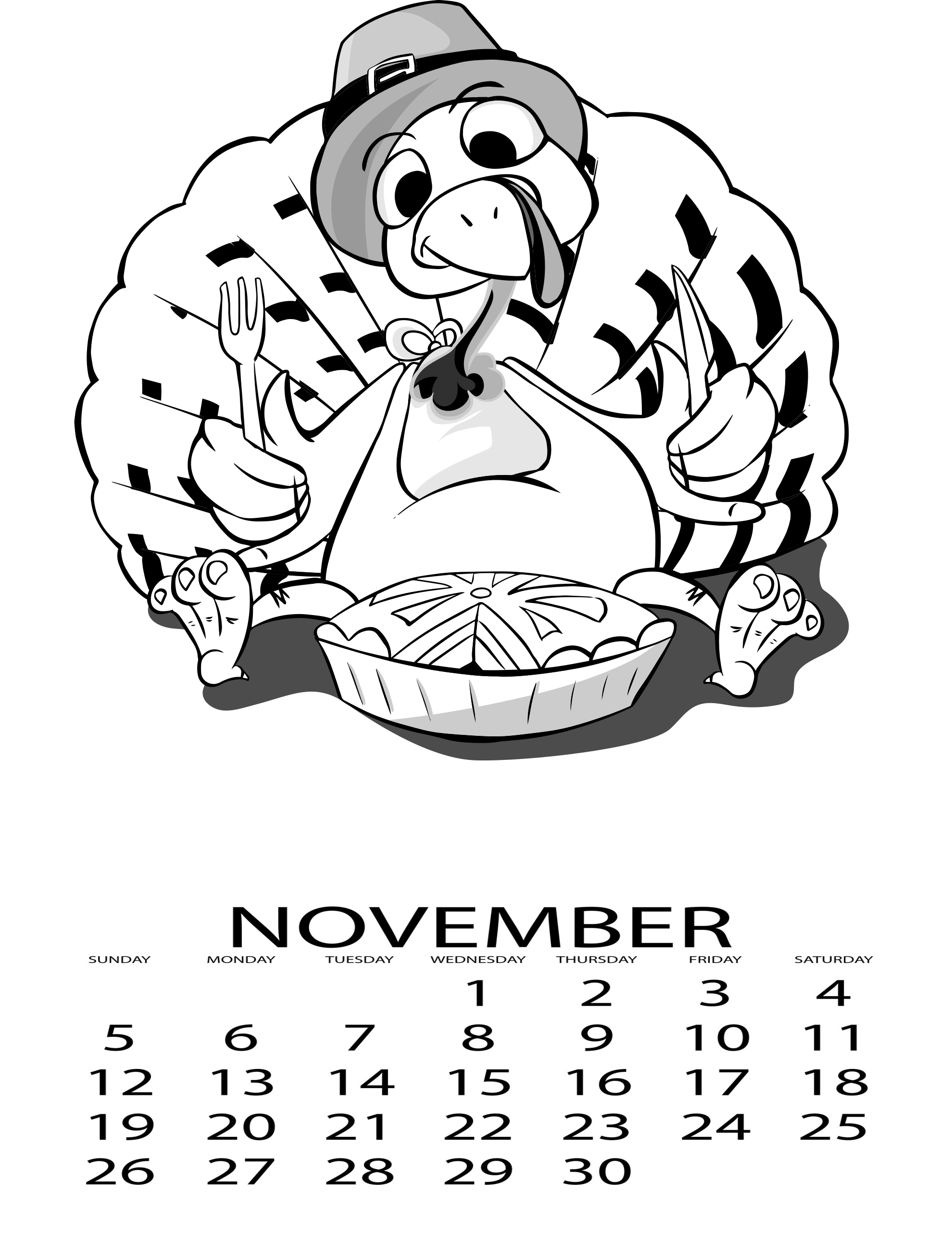 November calendar